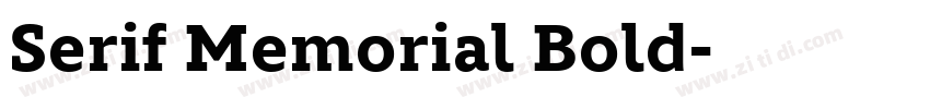 Serif Memorial Bold字体转换 Serif Memorial Bold字体转换